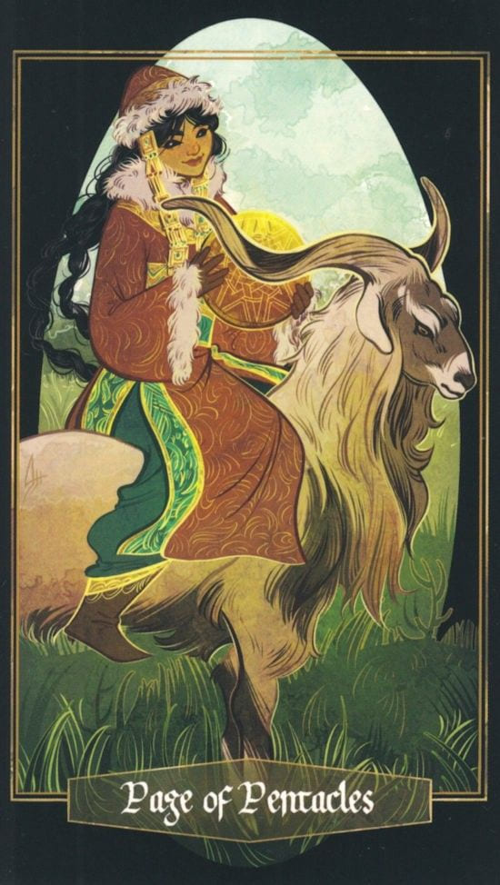 Page of Pentacles — The Children of Litha Tarot