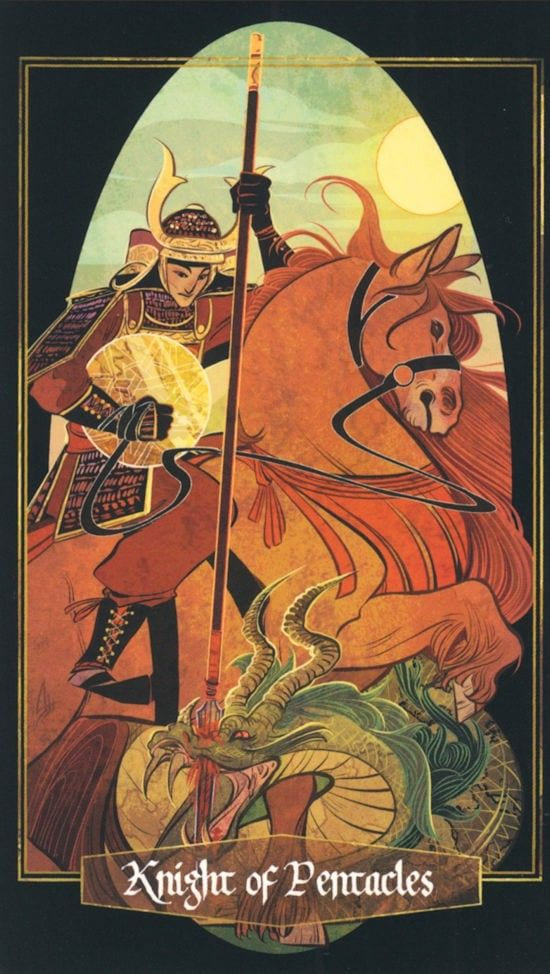 Knight of Pentacles — The Children of Litha Tarot