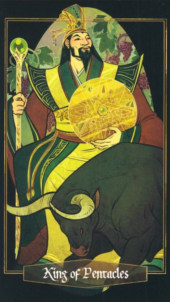 King of Pentacles — The Children of Litha Tarot