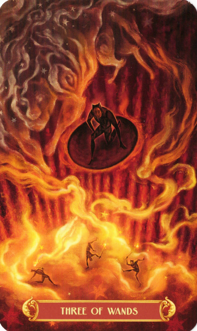 Three of Wands — Cirque du Tarot