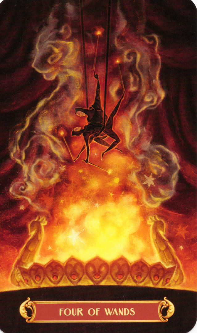 Four of Wands — Cirque du Tarot