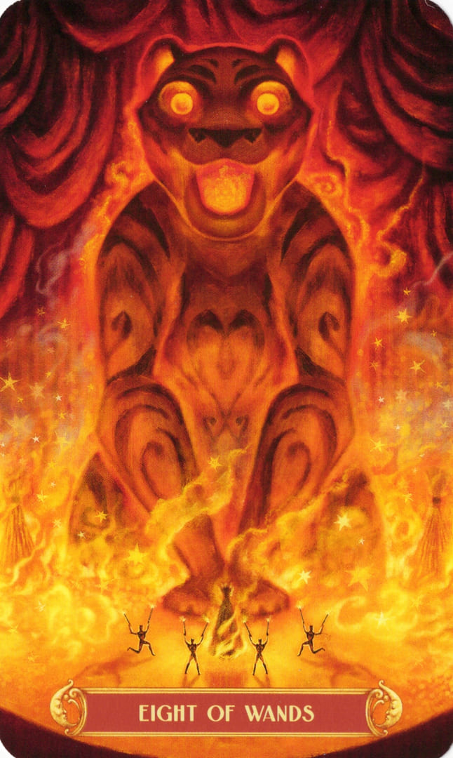 Eight of Wands — Cirque du Tarot