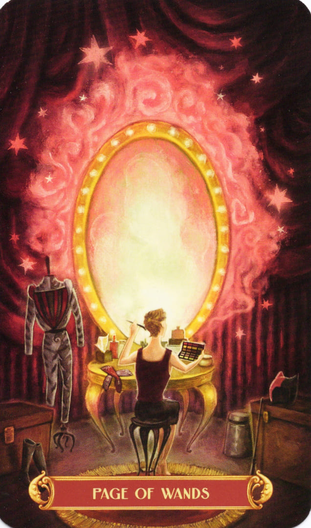 Page of Wands — Cirque du Tarot