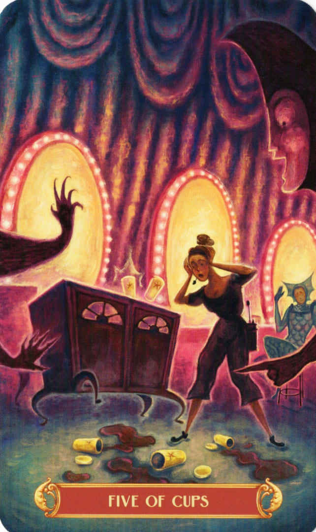 Five of Cups — Cirque du Tarot