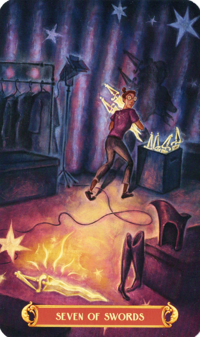 Seven of Swords — Cirque du Tarot