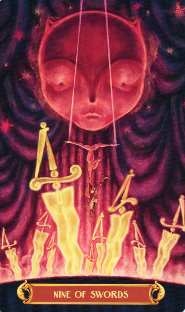 Nine of Swords — Cirque du Tarot