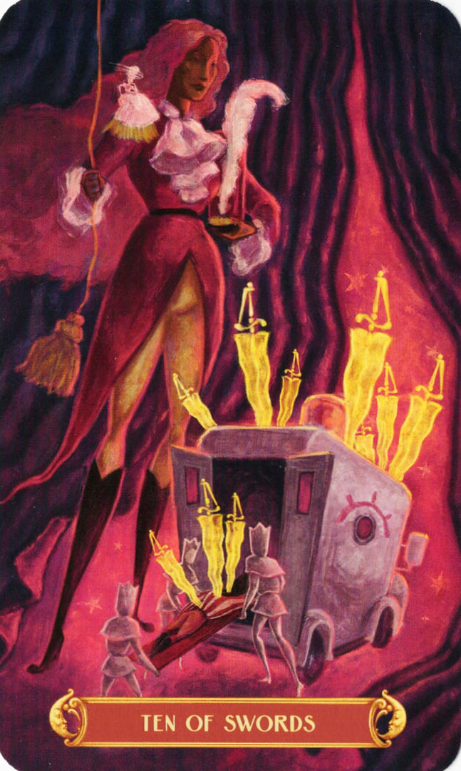 Ten of Swords — Cirque du Tarot