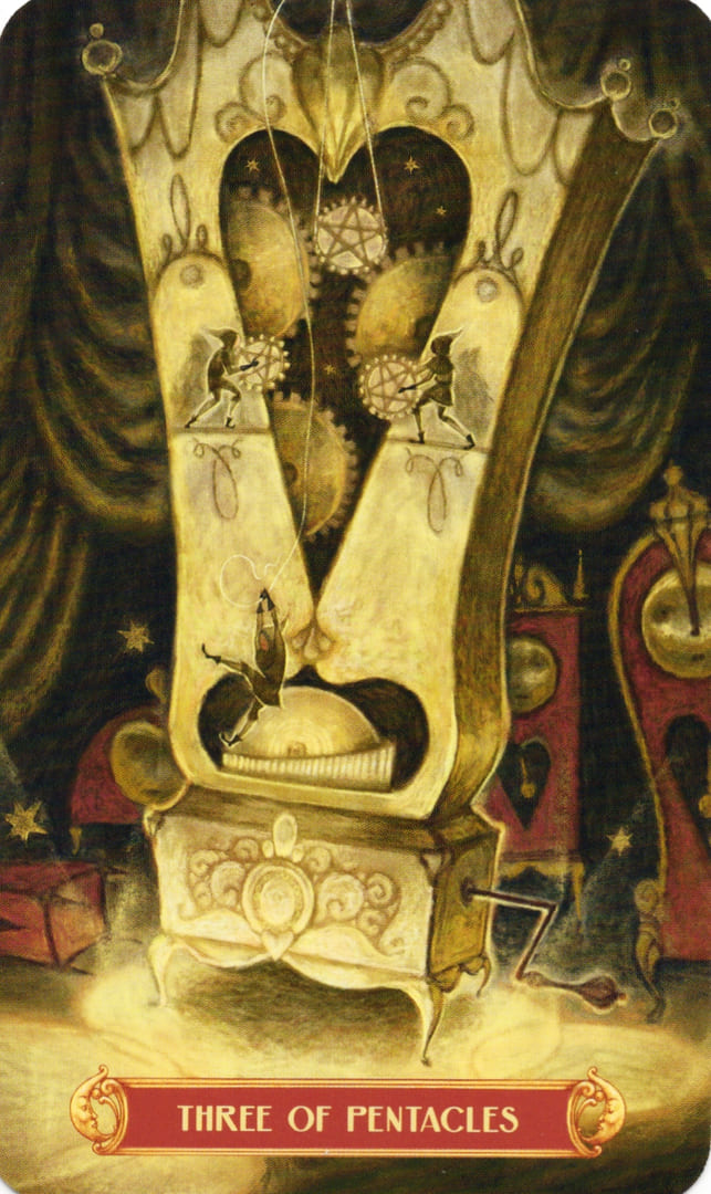 Three of Pentacles — Cirque du Tarot