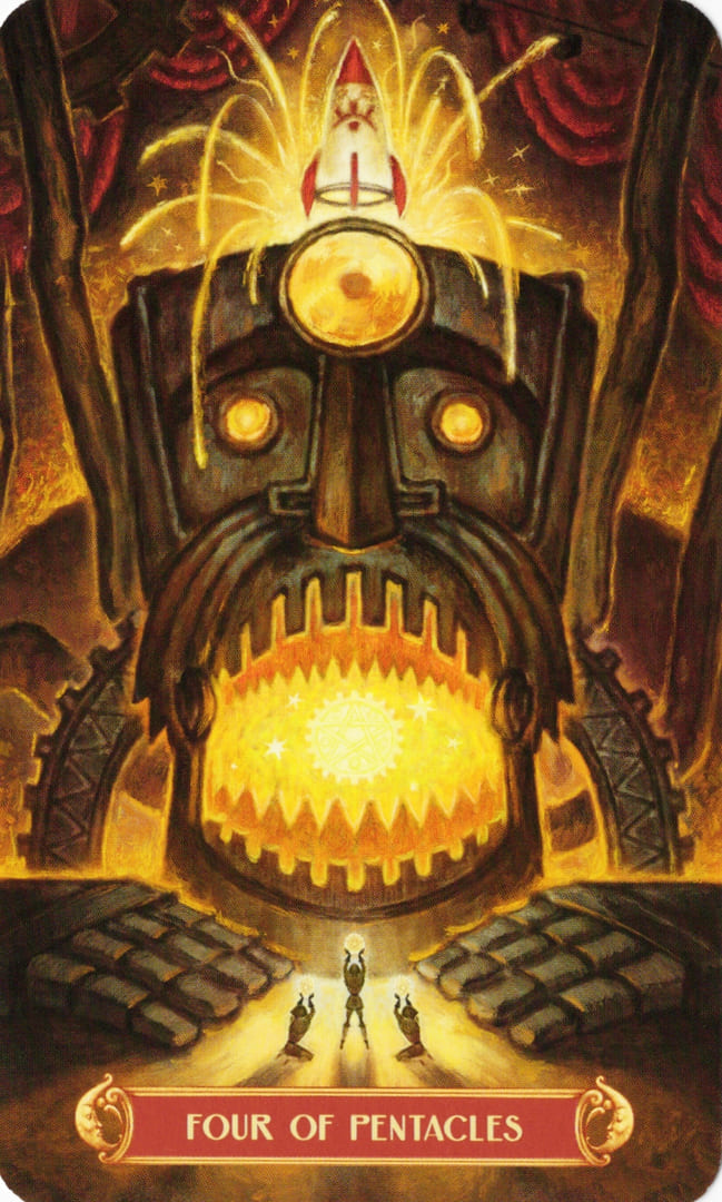 Cuatro de Oros — Cirque du Tarot