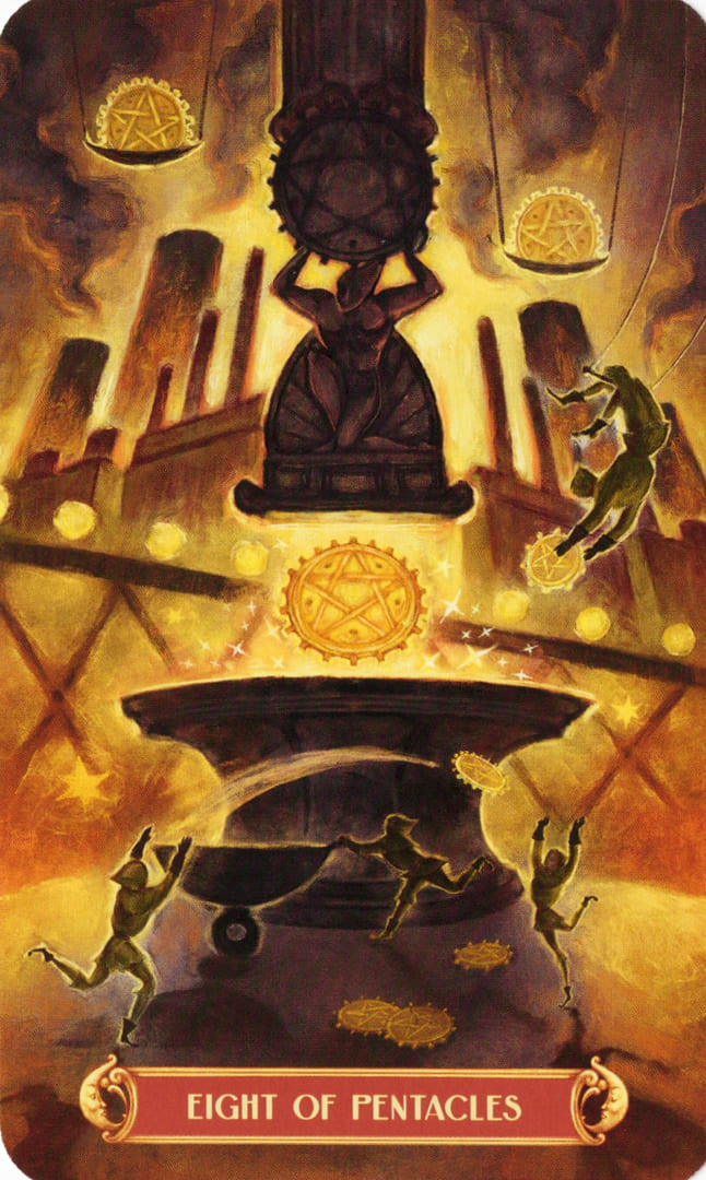 Eight of Pentacles — Cirque du Tarot