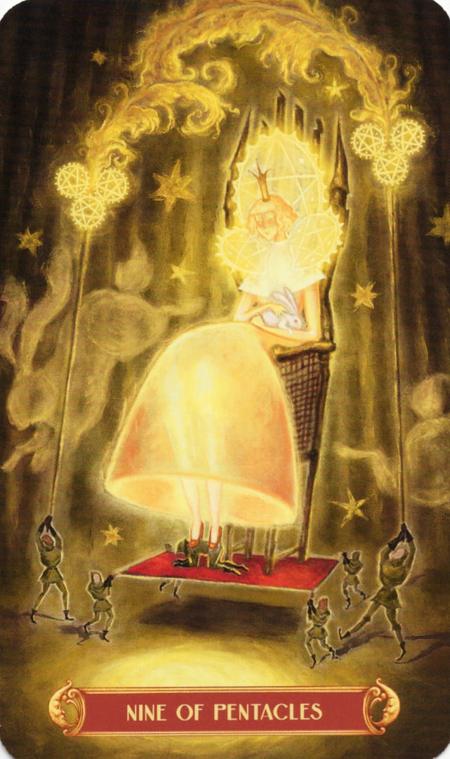 Nueve de Oros — Cirque du Tarot