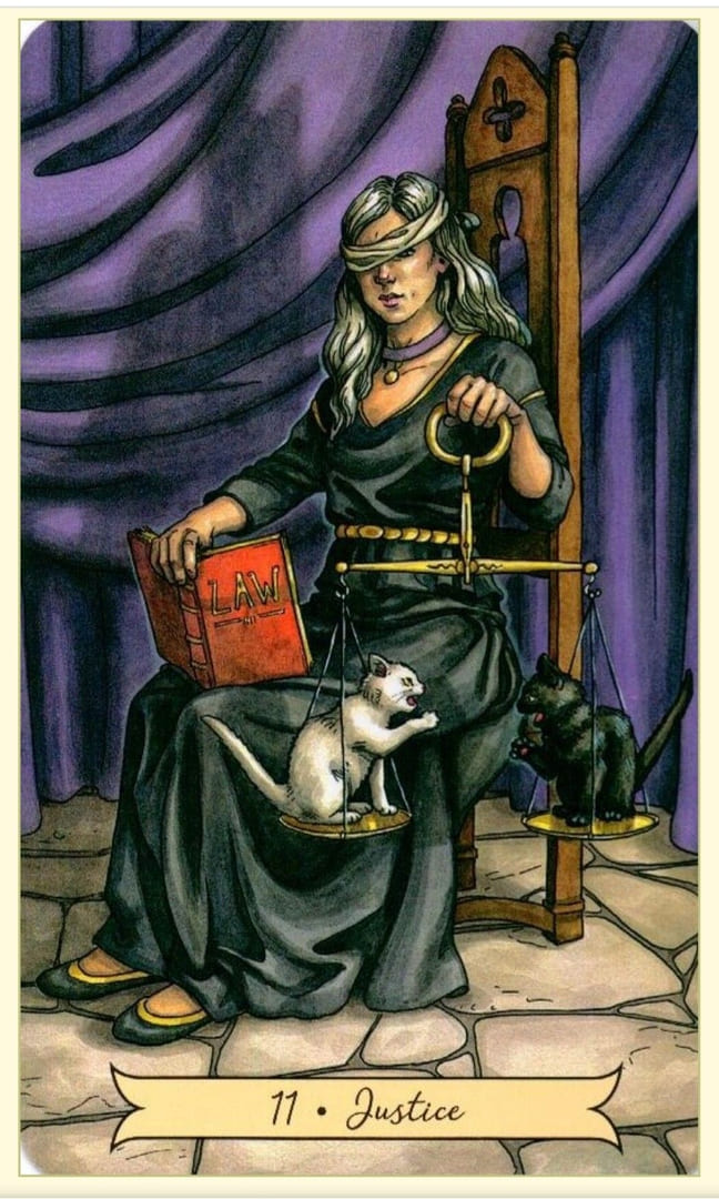 Justice — Everyday Witch Tarot