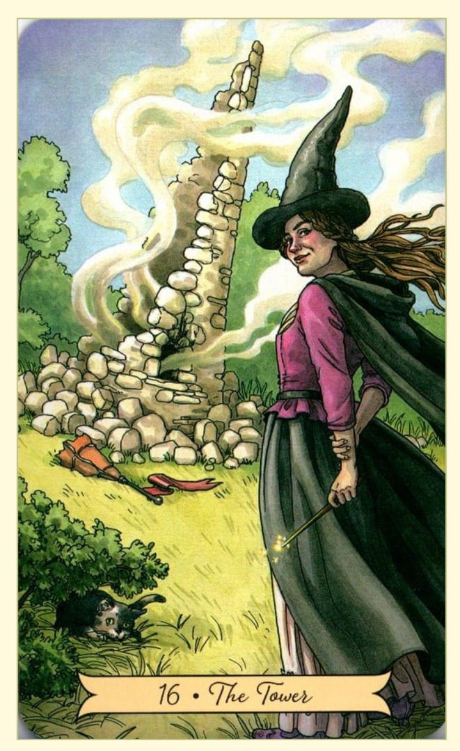 The Tower — Everyday Witch Tarot
