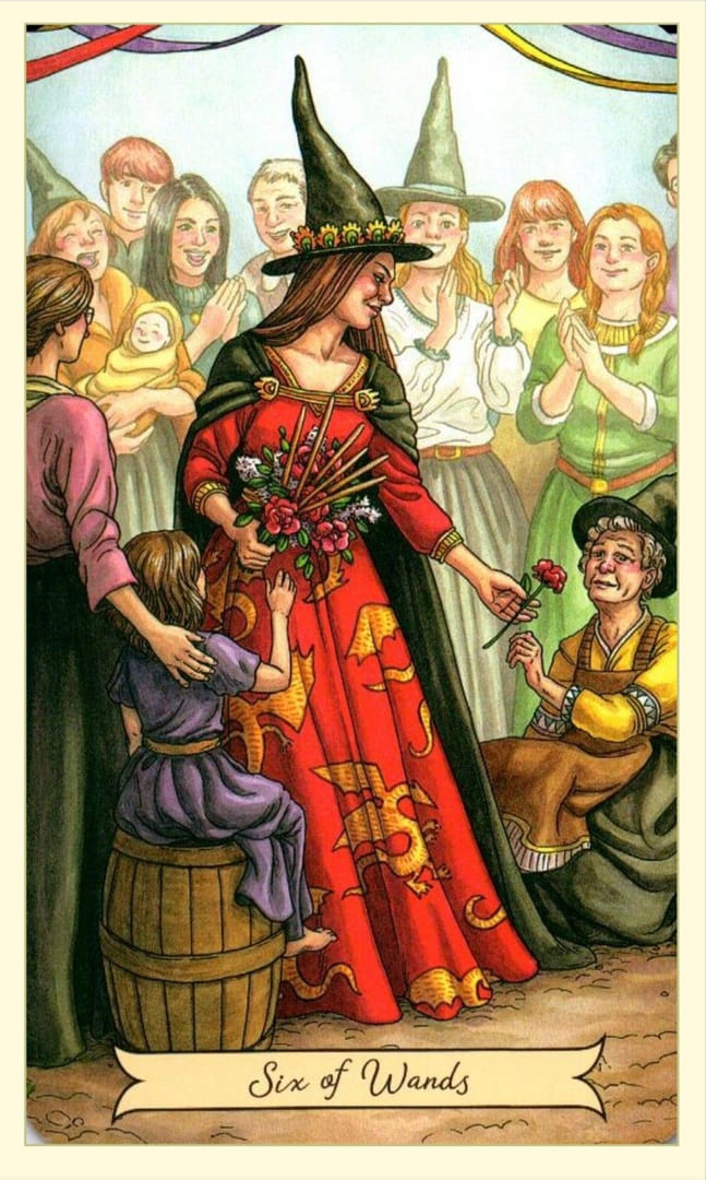 Six of Wands — Everyday Witch Tarot