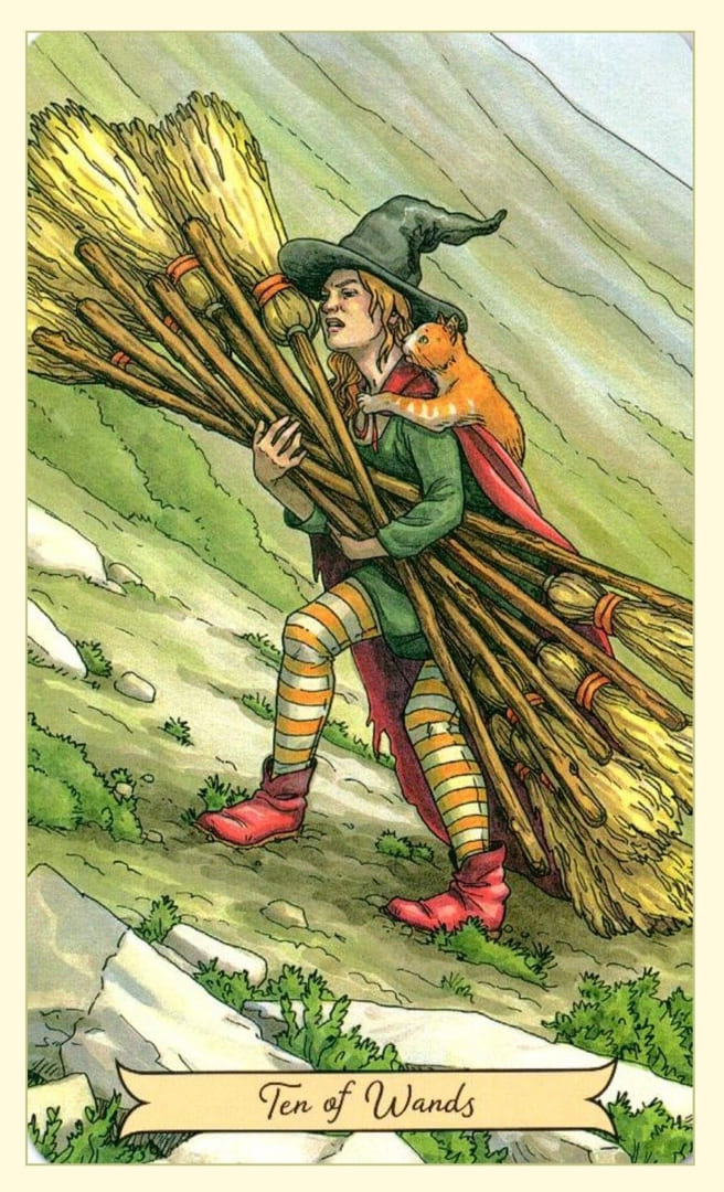 Ten of Wands — Everyday Witch Tarot