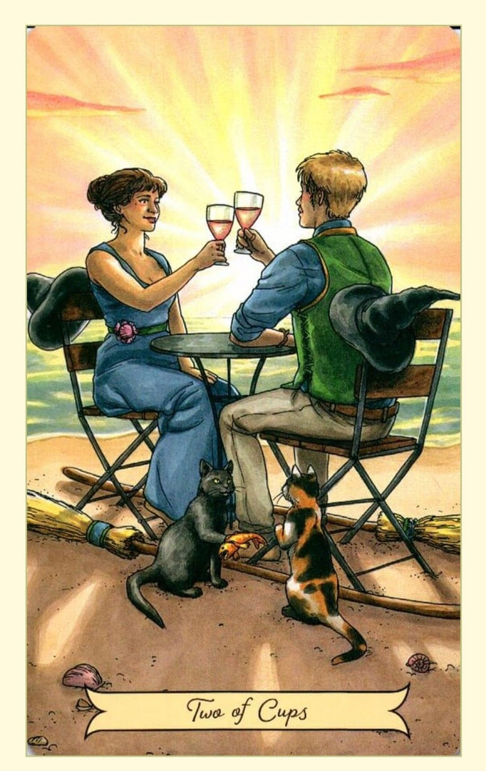 Two of Cups — Everyday Witch Tarot