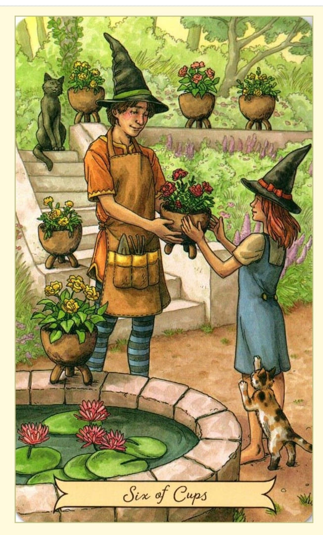 Six of Cups — Everyday Witch Tarot