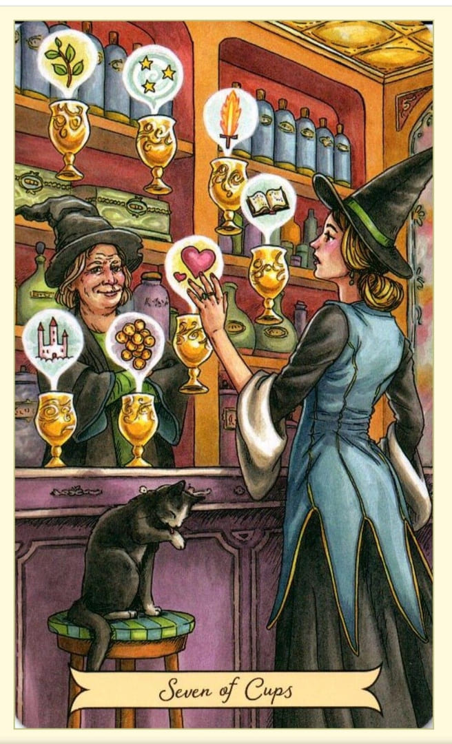 Seven of Cups — Everyday Witch Tarot