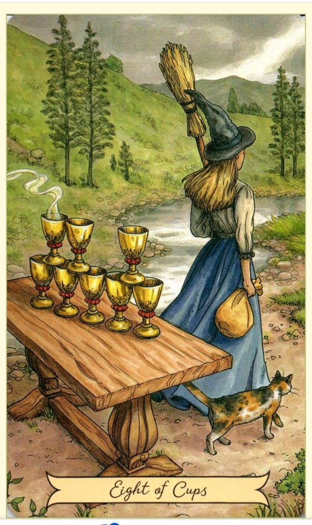 Eight of Cups — Everyday Witch Tarot
