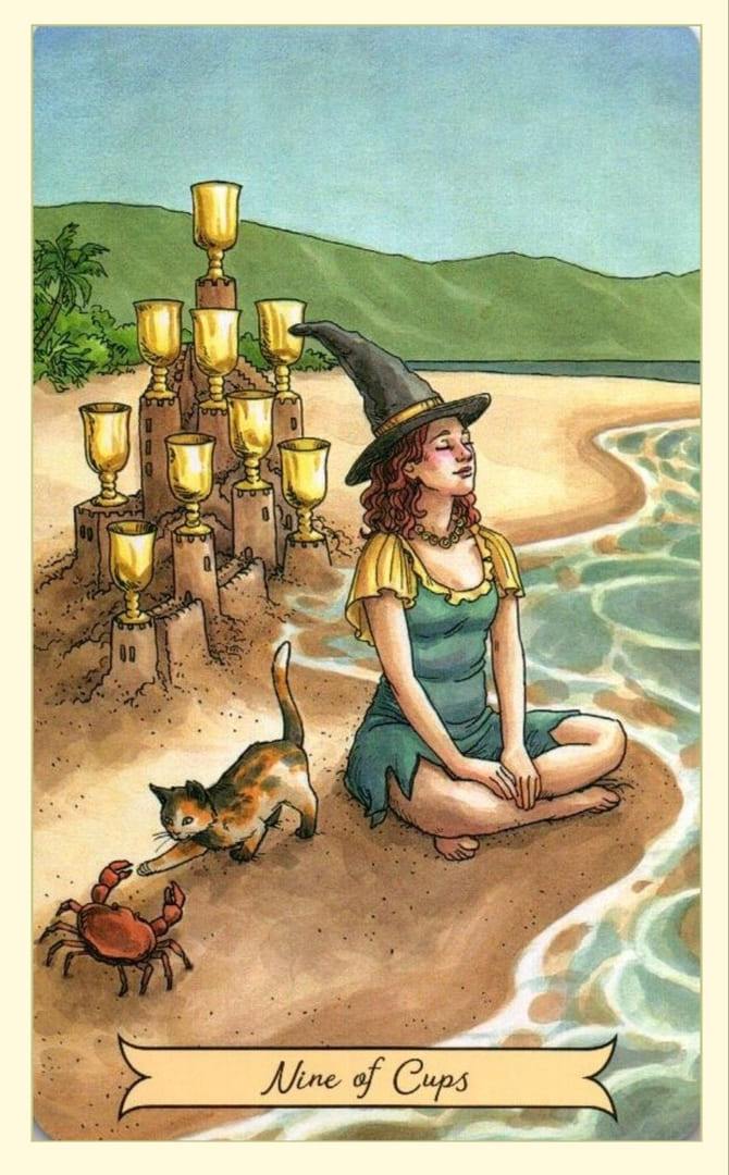 Nine of Cups — Everyday Witch Tarot