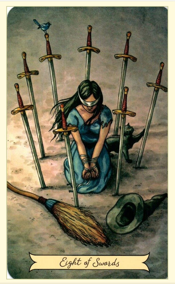 Eight of Swords — Everyday Witch Tarot