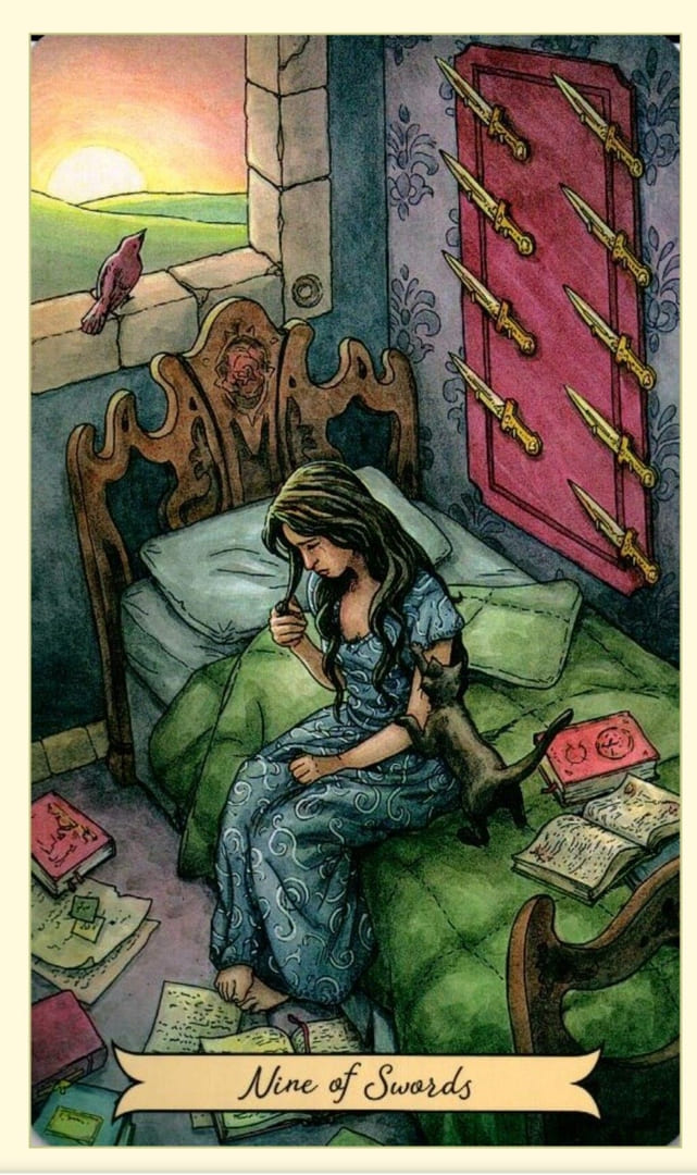 Nine of Swords — Everyday Witch Tarot