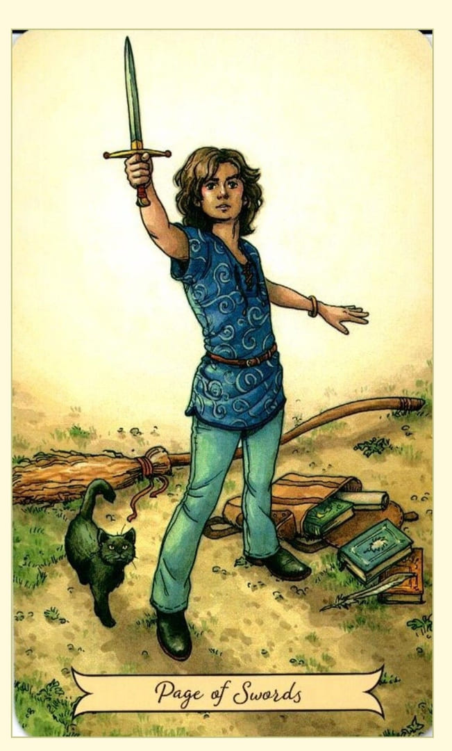 Page of Swords — Everyday Witch Tarot
