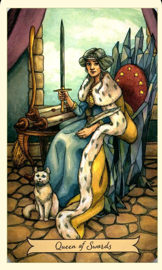 Queen of Swords — Everyday Witch Tarot