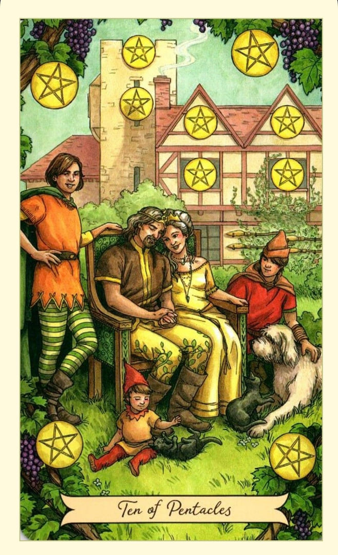 Diez de Oros — Everyday Witch Tarot