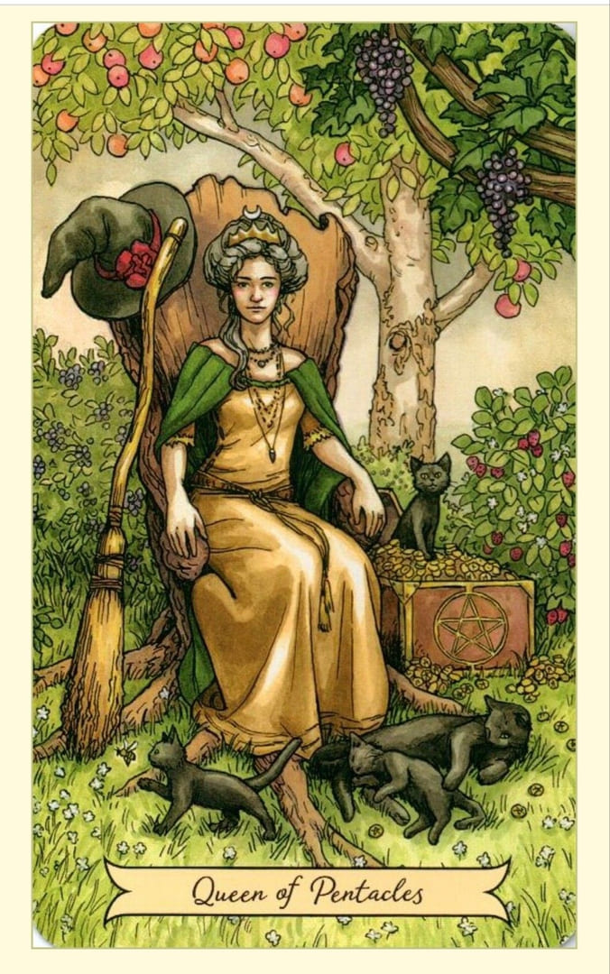 Queen of Pentacles — Everyday Witch Tarot