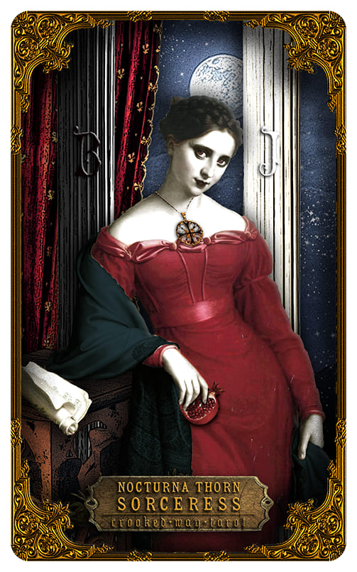 The High Priestess — Crooked Way Gothic Tarot