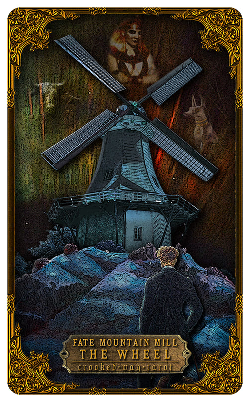Wheel of Fortune — Crooked Way Gothic Tarot