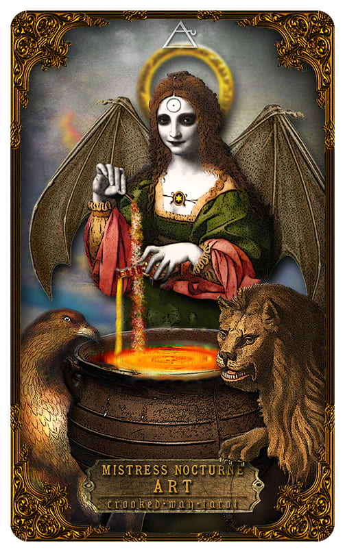 Temperance — Crooked Way Gothic Tarot