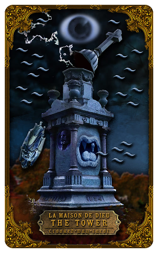 The Tower — Crooked Way Gothic Tarot