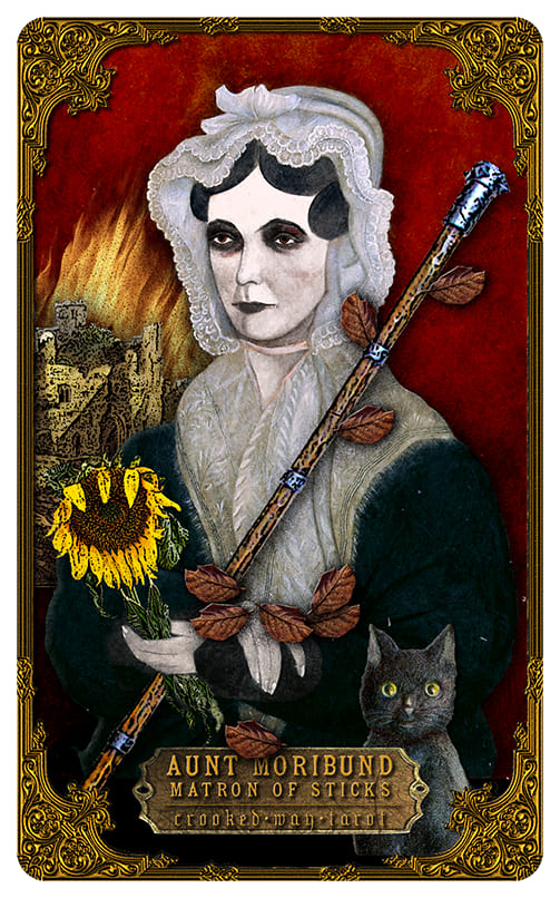 Queen of Wands — Crooked Way Gothic Tarot