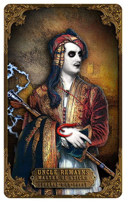 King of Wands — Crooked Way Gothic Tarot