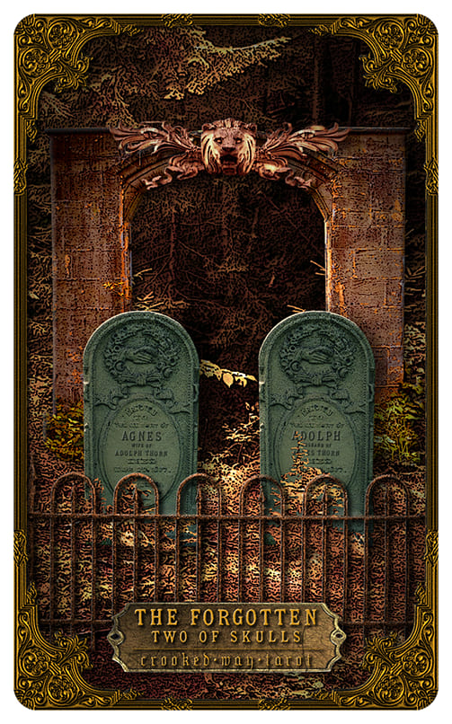 Two of Cups — Crooked Way Gothic Tarot