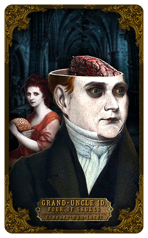 Four of Cups — Crooked Way Gothic Tarot