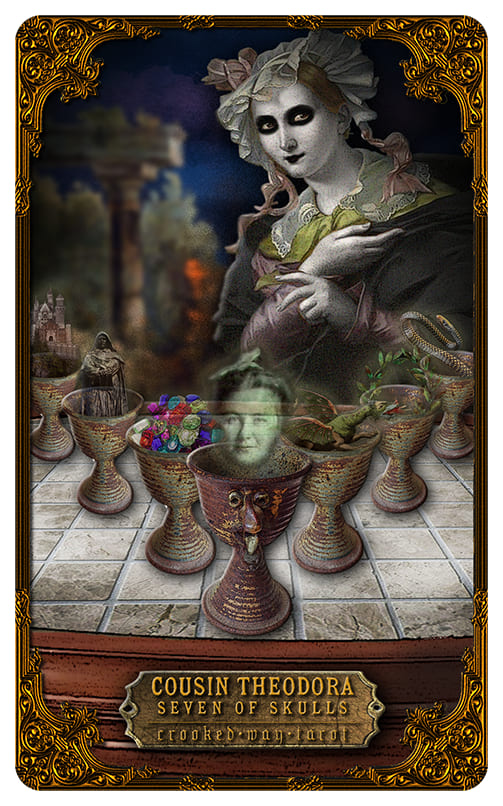 Seven of Cups — Crooked Way Gothic Tarot