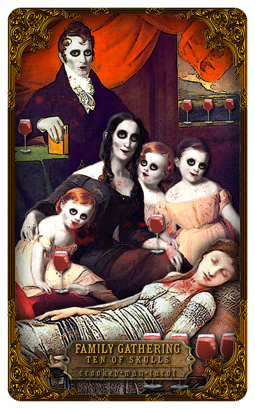 Ten of Cups — Crooked Way Gothic Tarot