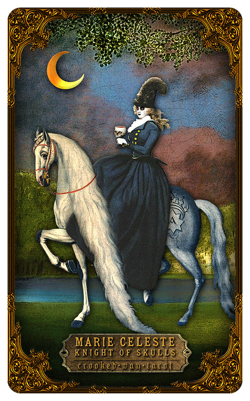Knight of Cups — Crooked Way Gothic Tarot