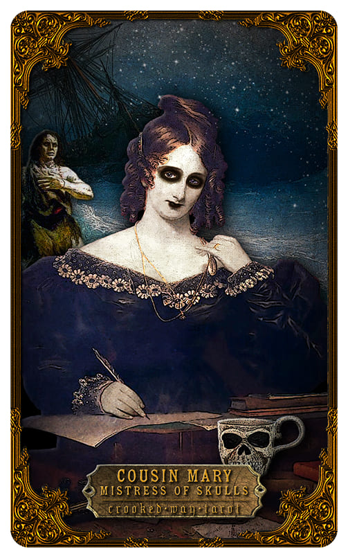 Queen of Cups — Crooked Way Gothic Tarot