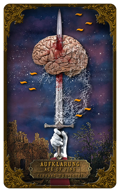 Ace of Swords — Crooked Way Gothic Tarot