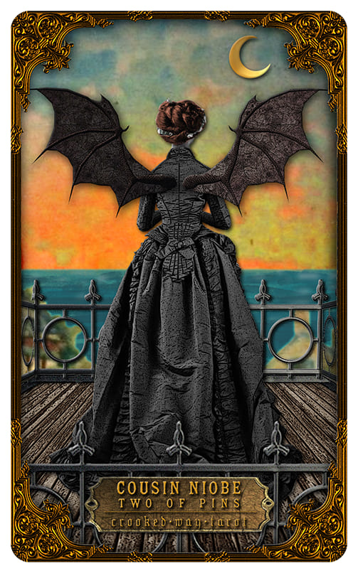 Two of Swords — Crooked Way Gothic Tarot