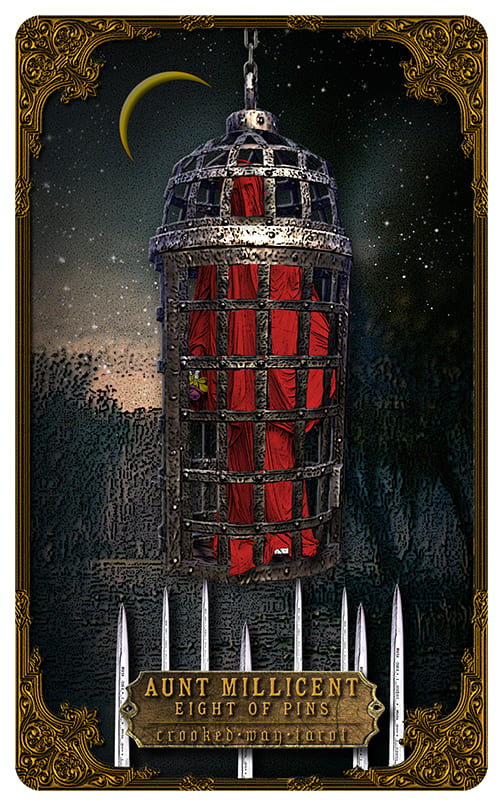 Eight of Swords — Crooked Way Gothic Tarot