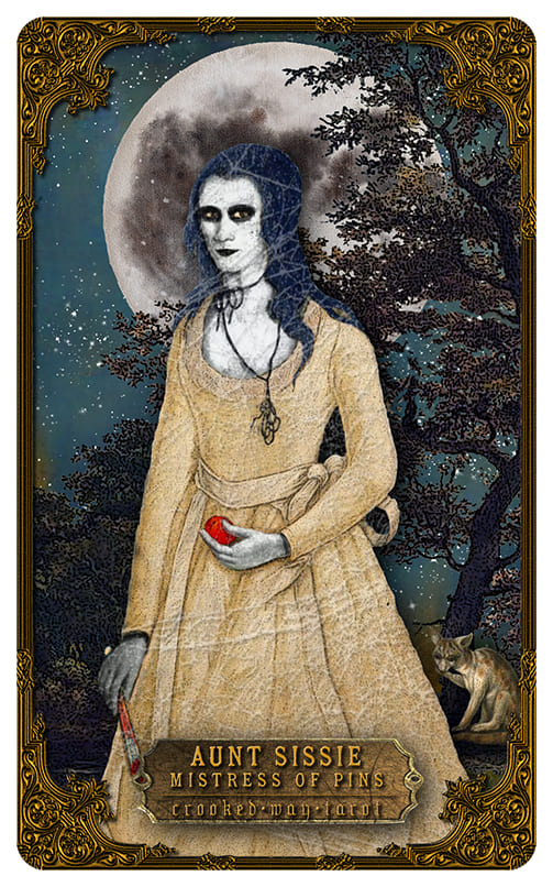 Queen of Swords — Crooked Way Gothic Tarot