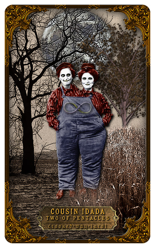 Two of Pentacles — Crooked Way Gothic Tarot