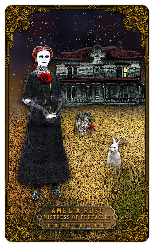 Queen of Pentacles — Crooked Way Gothic Tarot