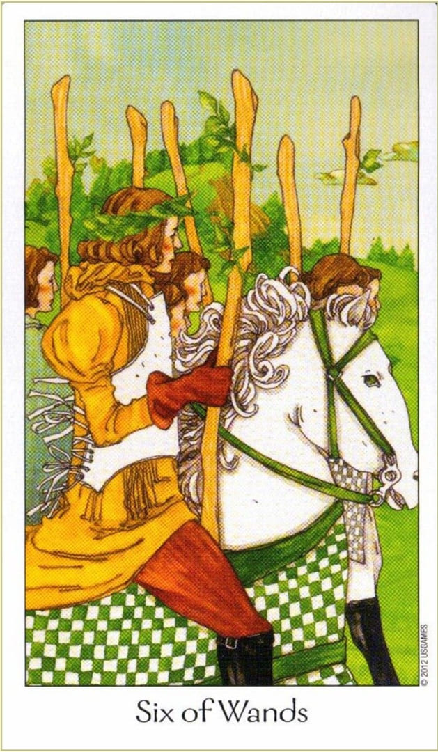 Six of Wands — Dreaming Way Tarot