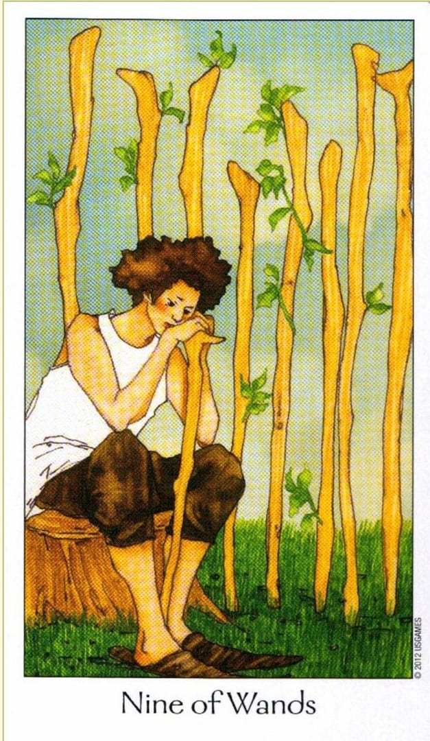 Nine Of Wands Dreaming Way Tarot Elvi Tarot
